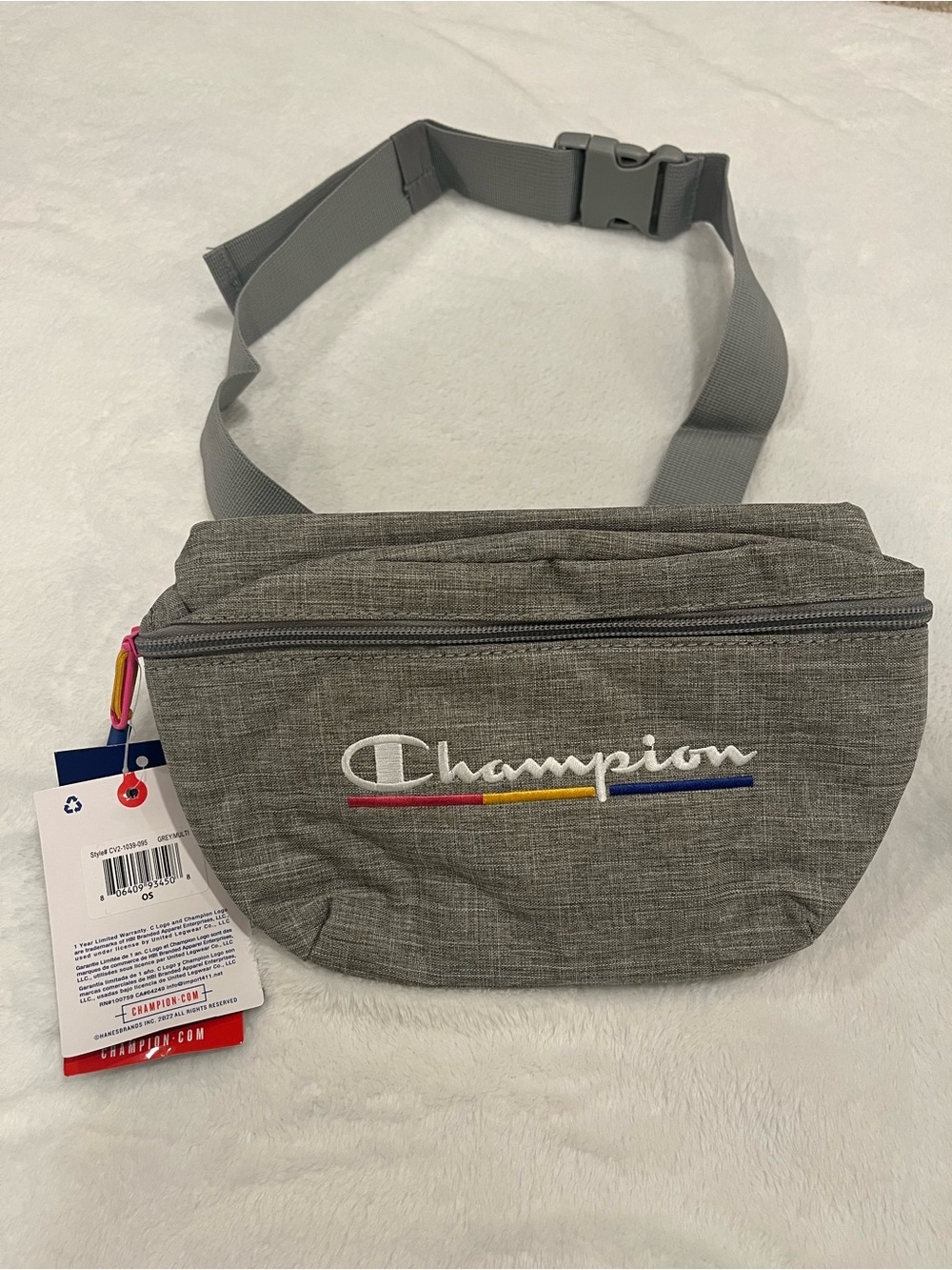 Champion Gray Multi Waist Pack / Fanny Pack — NWT